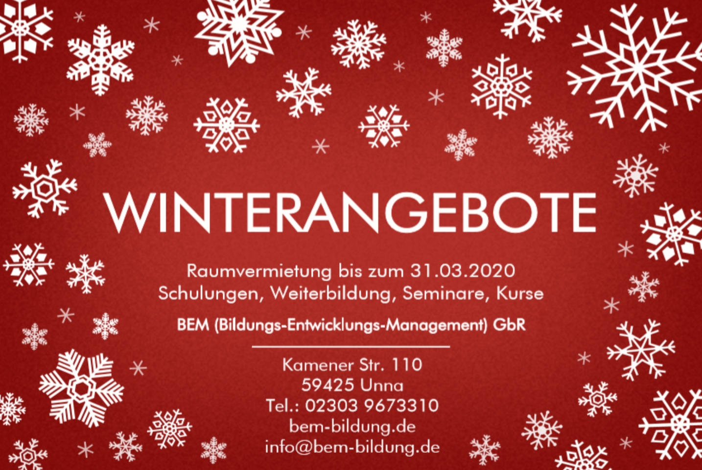 Winterangebot